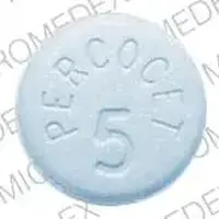 Percocet (Acetaminophen and oxycodone [ a-seet-a-min-oh-fen-and-ox-i-koe-done ])-PERCOCET 5-325 mg / 5 mg-Blue-Round