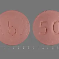 Ziac (Hydrochlorothiazide and bisoprolol [ hye-droe-klor-oh-thye-a-zide-and-bi-soe-proe-lol ])-b 50-5 mg / 6.25 mg-Pink-Round