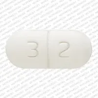 Amoxicillin and clavulanate potassium (Amoxicillin and clavulanate potassium [ am-ok-i-sil-in-klav-ue-lan-ate-poe-tas-ee-um ])-X 3 2-875 mg / 125 mg-White-Capsule-shape