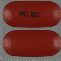 Asacol hd (Mesalamine (oral) [ me-sal-a-meen ])-WC 800-800 mg-Brown-Oval