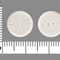 First baclofen (Baclofen (oral) [ bak-loe-fen ])-TV 4097-20 mg-White-Round