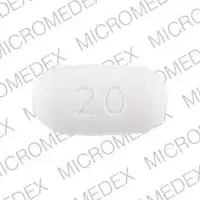 Bextra (Valdecoxib [ val-deh-cock-sib ])-20 Logo-20 mg-White-Capsule-shape