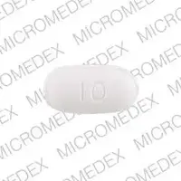 Bextra (Valdecoxib [ val-deh-cock-sib ])-10 Logo-10 mg-White-Capsule-shape