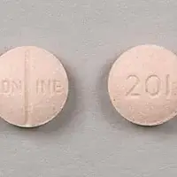 Bonine (Meclizine [ mek-li-zeen ])-BON INE 201-25 mg-Pink-Round