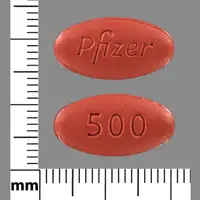 Bosulif (Bosutinib [ boe-sue-tin-ib ])-Pfizer 500-500 mg-Red-Oval