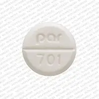 Clomid (Clomiphene [ kloe-mih-feen ])-par 701-50 mg-White-Round