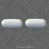 Combivir (Lamivudine and zidovudine [ la-miv-ue-deen-and-zye-doe-vue-deen ])-GXFC3-150 mg / 300 mg-White-Oval