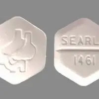 Cytotec (Misoprostol [ mye-so-prah-stole ])-LOGO STOMACH SEARLE 1461-200 mcg-White-Six-sided