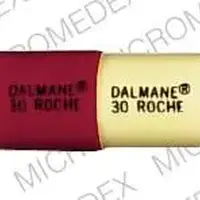 Dalmane (Flurazepam [ flure-az-e-pam ])-DALMANE 30 ROCHE DALMANE 30 ROCHE-30 mg-Red / Yellow-Capsule-shape