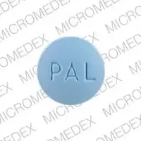 Deplin (L-methylfolate [ l-meth-il-foe-late ])-PAL 7.5-7.5 mg-Blue-Round