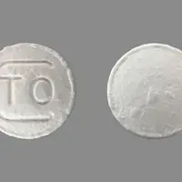 Detrol (Tolterodine [ tol-ter-oh-deen ])-TO-1 mg-White-Round