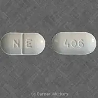 Didronel (Etidronate [ e-ti-droe-nate ])-NE 406-400 mg-White-Capsule-shape