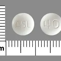 Edarbi (Azilsartan [ ay-zil-sar-tan ])-ASL 40-40 mg-White-Round