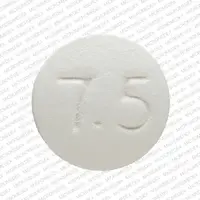 Enablex (Darifenacin [ dar-e-fen-a-sin ])-DF 7.5-7.5 mg-White-Round