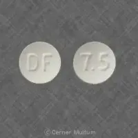 Enablex (Darifenacin [ dar-e-fen-a-sin ])-DF 7.5-7.5 mg-White-Round