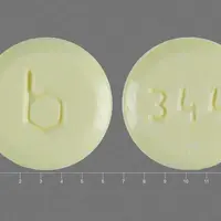 Errin (Norethindrone [ nor-eth-in-drone ])-b 344-0.35 mg-Yellow-Round