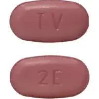 Erythromycin (Erythromycin (oral/injection) [ er-ith-roe-mye-sin ])-TV 2E-250 mg-Pink-Oval