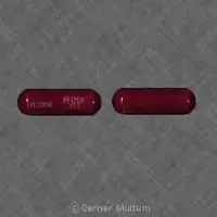 Feldene (Piroxicam [ peer-ox-i-kam ])-FELDENE PFIZER323-20 mg-Red-Capsule-shape