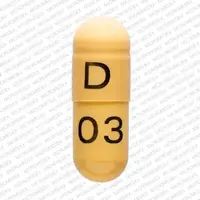 Gabapentin (Gabapentin [ ga-ba-pen-tin ])-D 03-300 mg-Yellow-Capsule-shape