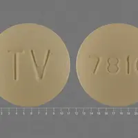 Amlodipine, hydrochlorothiazide, and valsartan (Amlodipine, hydrochlorothiazide, and valsartan [ am-loe-di-peen, hye-droe-klor-oh-thye-a-zide, val-sar-tan ])-TV 7810-10 mg / 12.5 mg / 160 mg-Yellow-Round