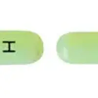 Indomethacin (Indomethacin [ in-doe-meth-a-sin ])-H 103-25 mg-Green-Capsule-shape