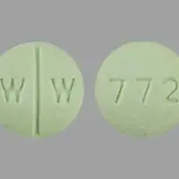 Isosorbide dinitrate (Isosorbide dinitrate [ eye-soe-sor-bide-dye-nye-trate ])-W W 772-20 mg-Green-Round