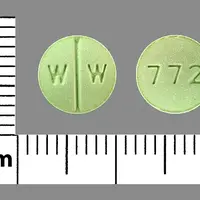 Isosorbide dinitrate (Isosorbide dinitrate [ eye-soe-sor-bide-dye-nye-trate ])-W W 772-20 mg-Green-Round