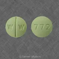 Isosorbide dinitrate (Isosorbide dinitrate [ eye-soe-sor-bide-dye-nye-trate ])-W W 772-20 mg-Green-Round