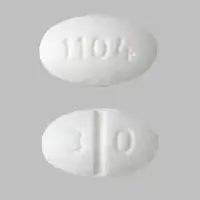 Isosorbide mononitrate (Isosorbide mononitrate [ eye-soe-sor-bide-mon-oh-nye-trate ])-3 0 1104-30 mg-White-Oval