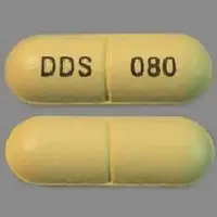 Oleptro (Trazodone hydrochloride tablet, extended release)-DDS 080-150 mg-Yellow-Capsule-shape