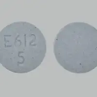 Opana (Oxymorphone [ ox-ee-mor-fone ])-E612 5-5 mg-Blue-Round