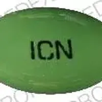 Oxsoralen-ultra (Methoxsalen (oral) [ meth-ox-a-len ])-ICN-10 mg-Green-Oval