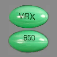 Oxsoralen-ultra (Methoxsalen (oral) [ meth-ox-a-len ])-VRX 650-10 mg-Green-Capsule-shape