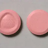 Pepto-bismol (Bismuth subsalicylate [ biz-muth-sub-sa-liss-i-late ])-Pepto Bismol-bismuth subsalicylate 262 mg-Pink-Round