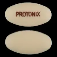 Protonix (Pantoprazole (oral/injection) [ pan-toe-pra-zole ])-PROTONIX-40 mg-Yellow-Oval