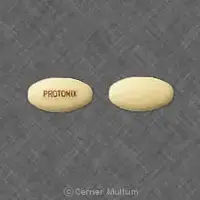 Protonix (Pantoprazole (oral/injection) [ pan-toe-pra-zole ])-PROTONIX-40 mg-Yellow-Oval