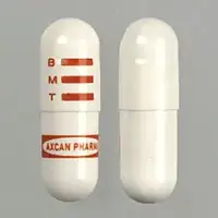 Pylera (Bismuth subcitrate potassium, metronidazole, and tetracycline [ biz-muth-sub-sit-rate-poe-tass-ee-um, met-roe-nye-da-zole, tet-ra-sye-kleen ])-B M T AXCAN PHARMA-bismuth subcitrate potassium 140 mg / metronidazole 125 mg / tetracycline hydrochloride 125 mg-White-Capsule-shape