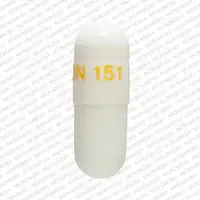 Rapaflo (Silodosin [ sil-oh-doe-sin ])-WATSON 151 4 mg-4 mg-White-Capsule-shape