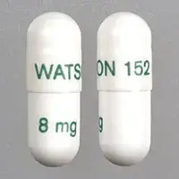 Rapaflo (Silodosin [ sil-oh-doe-sin ])-WATSON 152 8 mg-8 mg-White-Capsule-shape