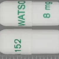 Rapaflo (Silodosin [ sil-oh-doe-sin ])-WATSON 152 8 mg-8 mg-White-Capsule-shape