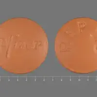 Relpax (Eletriptan [ el-e-trip-tan ])-Pfizer REP 20-20 mg-Orange-Round