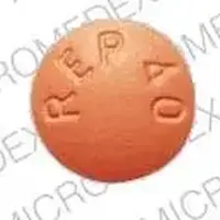 Relpax (Eletriptan [ el-e-trip-tan ])-Pfizer REP 40-40 mg-Orange-Round