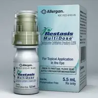 Restasis (Cyclosporine ophthalmic [ sye-kloe-spor-een-off-thal-mik ])-medicine-0.05% ophthalmic emulsion multidose