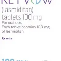 Reyvow (Lasmiditan [ las-mid-i-tan ])-L-100 4491-100 mg-Purple-Oval