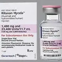 Rituxan hycela (Hyaluronidase and rituximab [ hye-al-ure-on-i-dase ])-medicine-1,400 mg/23,400 Units injection for subcutaneous use