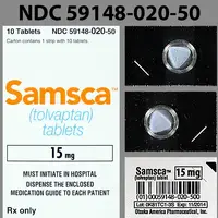 Samsca (Tolvaptan [ tol-vap-tan ])-OTSUKA 15-tolvaptan 15 mg-Blue-Three-sided