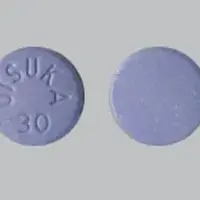 Samsca (Tolvaptan [ tol-vap-tan ])-OTSUKA 30-tolvaptan 30 mg-Blue-Round