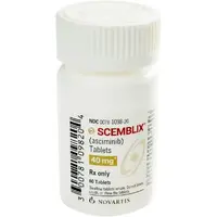 Scemblix (Asciminib)-Logo (Novartis) 40-40 mg-White-Round