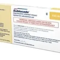 Sublocade injection (Buprenorphine (injection) [ bue-pre-nor-feen ])-medicine-100 mg/0.5 mL prefilled syringe