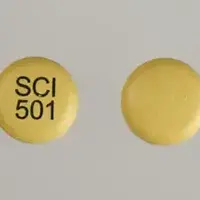 Sular (Nisoldipine [ nye-zol-di-peen ])-SCI 501-17 mg-Yellow-Round